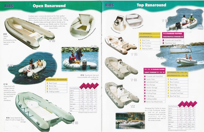 Caribe 2001 Inflatables Brochure