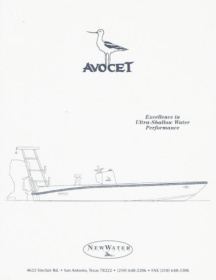 Newwater Avocet Brochure
