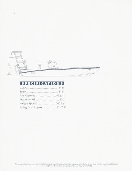 Newwater Avocet Brochure