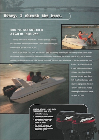 Mercury Water Mouse Package Brochure