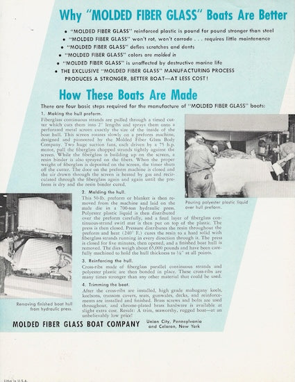 Molded Fiber Glass Brochure