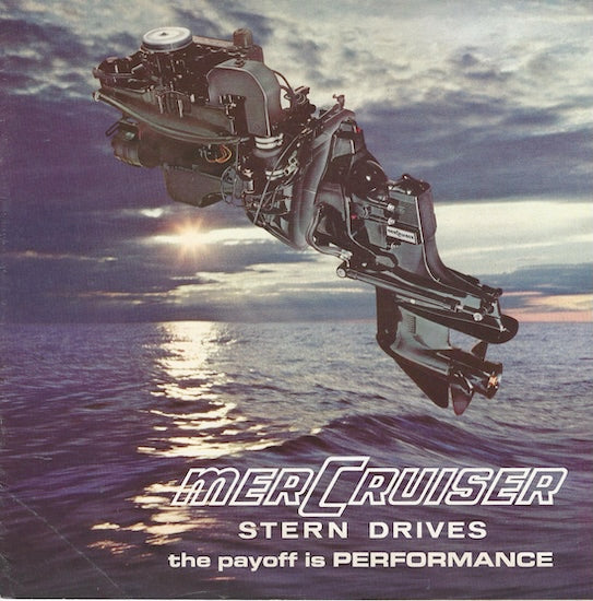 Mercury 1968 Mercruiser  Brochure