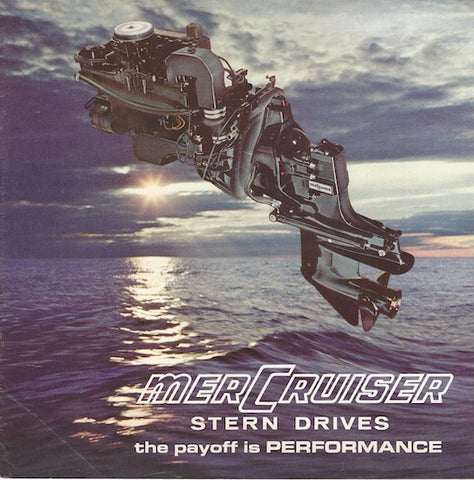 Mercury 1968 Mercruiser  Brochure