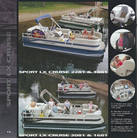 Crestliner 2002 Pontoon & Deck Boat Brochure