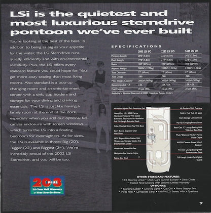 Crestliner 2002 Pontoon & Deck Boat Brochure
