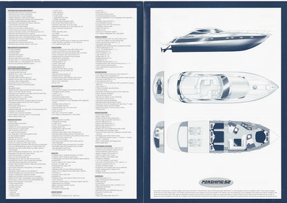 Pershing 52 USA Specification Brochure