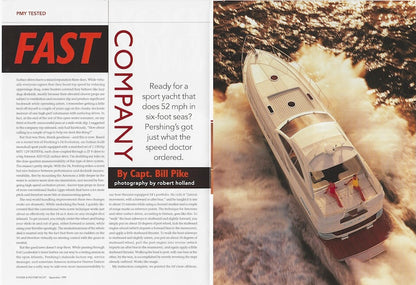 Pershing 54 Power & Motoryacht Magazine Reprint Brochure