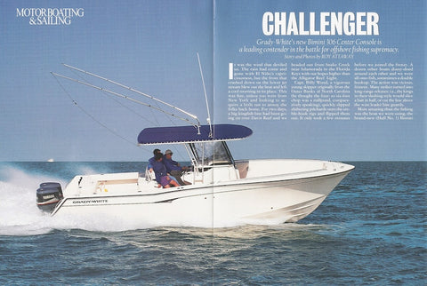 Grady White Bimini 306 Motor Boating & Sailing Magazine Reprint Brochure