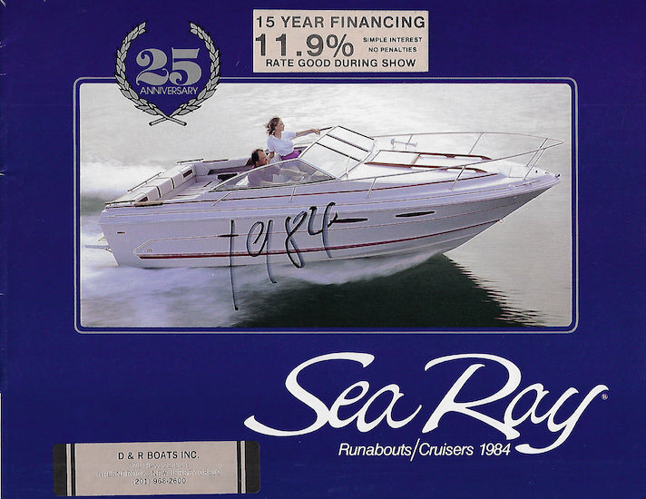 Sea Ray 1984 Runabouts / Cruisers Brochure SailInfo I