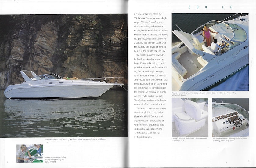 Sea Ray 1995 Sport Cruisers Brochure