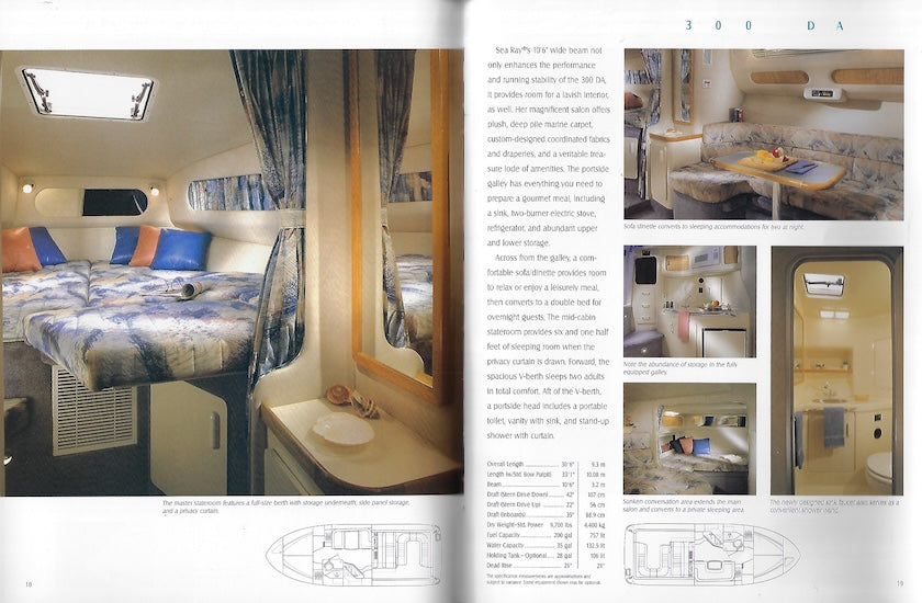 Sea Ray 1995 Sport Cruisers Brochure