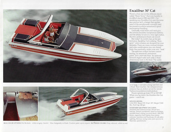 Wellcraft 1985 Performance Brochure
