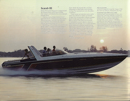 Wellcraft 1985 Performance Brochure