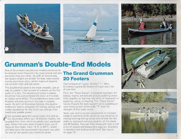 Grumman 1978 Canoe Brochure SailInfo I