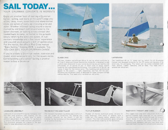 Grumman 1978 Canoe Brochure SailInfo I