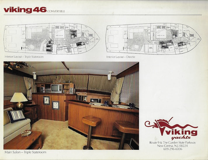 Viking 46 Convertible Brochure