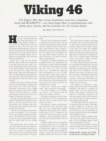 Viking 46 Convertible Motorboating & Sailing Magazine Reprint