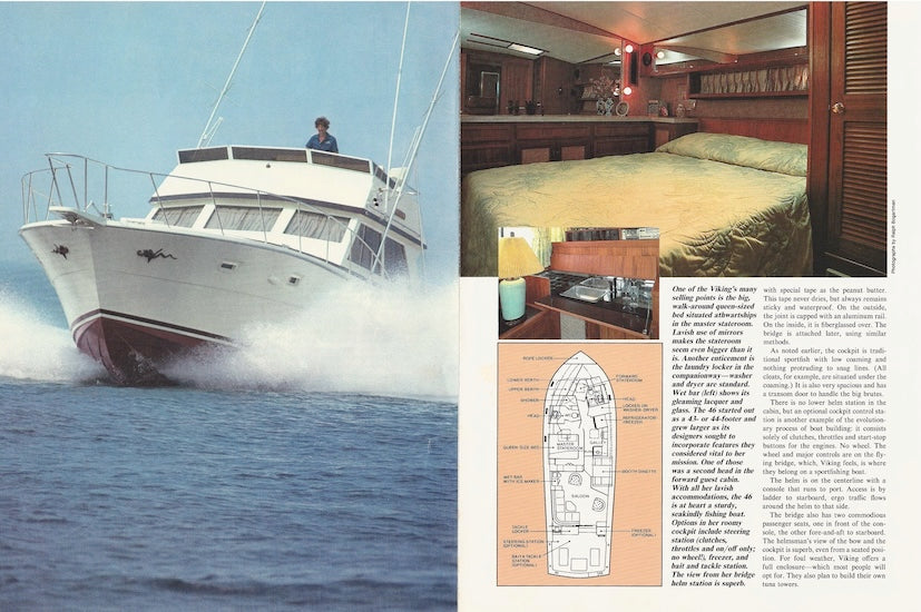 Viking 46 Convertible Motorboating & Sailing Magazine Reprint
