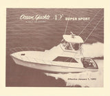 Ocean 42 Super Sport Specification Brochure