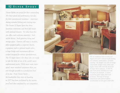 Ocean 52 Super Sport Brochure