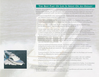 Ocean 52 Super Sport Brochure