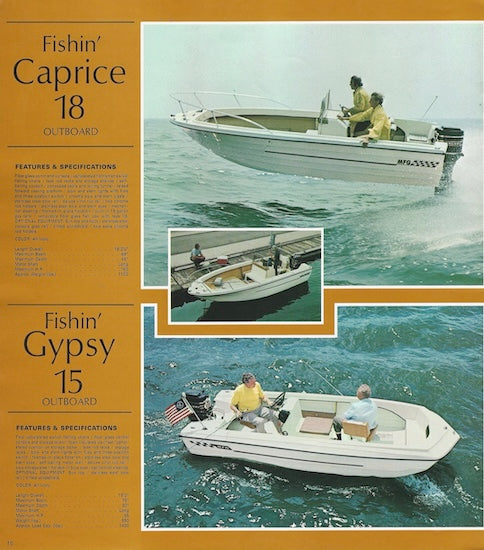 MFG 1973 Oversize Runabouts Brochure