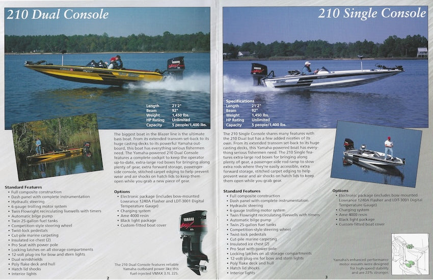 Blazer 2001 Brochure