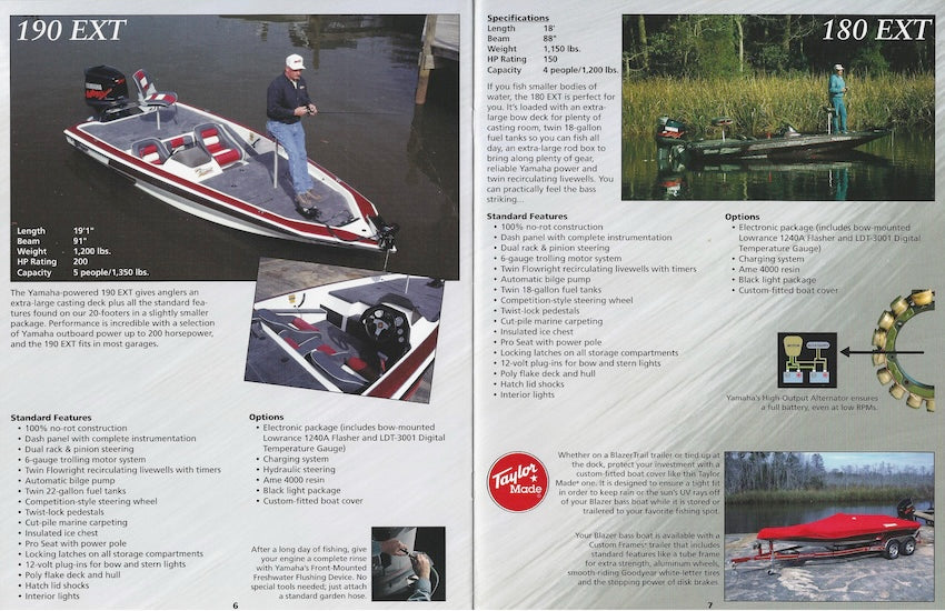 Blazer 2001 Brochure