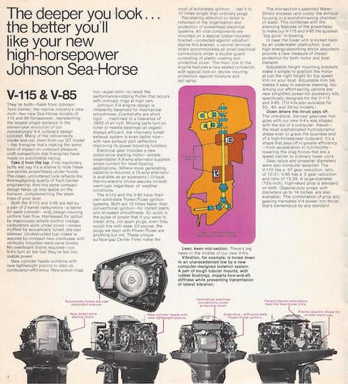 Johnson 1969 Oversize Brochure