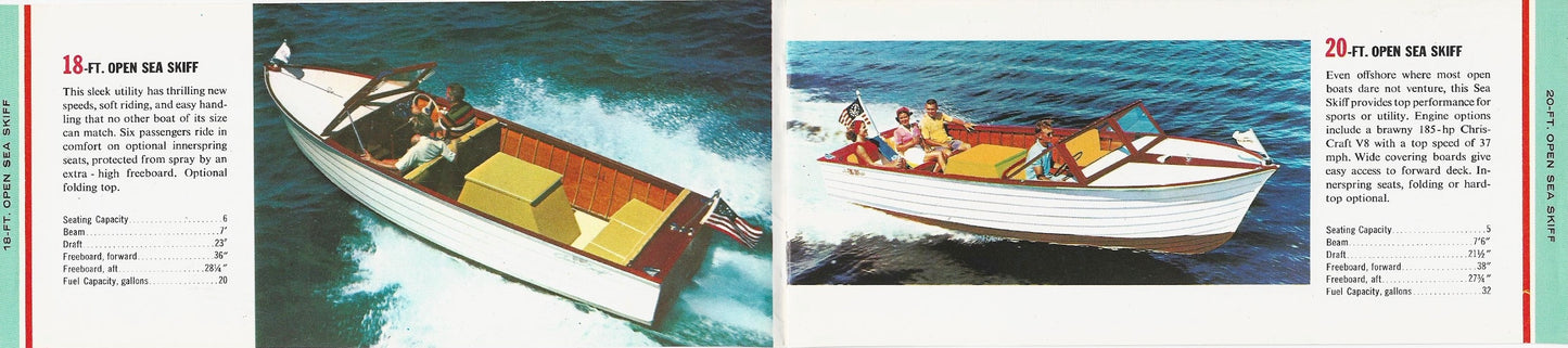 Chris Craft 1961 Sea Skiff Mini Brochure