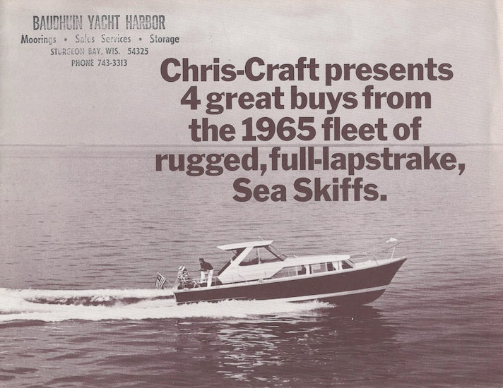 Chris Craft 1965 Sea Skiff Brochure