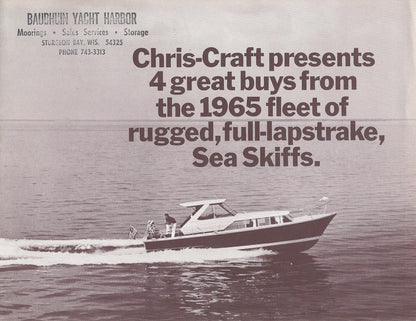Chris Craft 1965 Sea Skiff Brochure