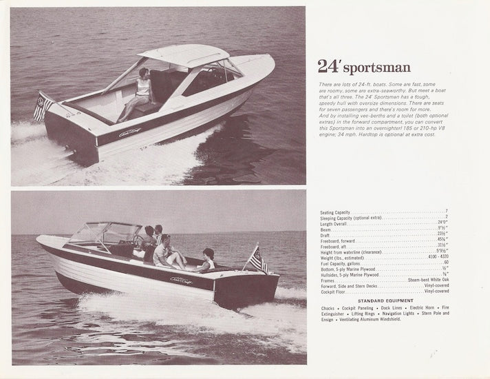 Chris Craft 1965 Sea Skiff Brochure