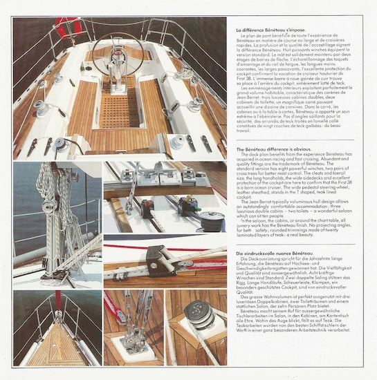 Bénéteau First 38 Brochure