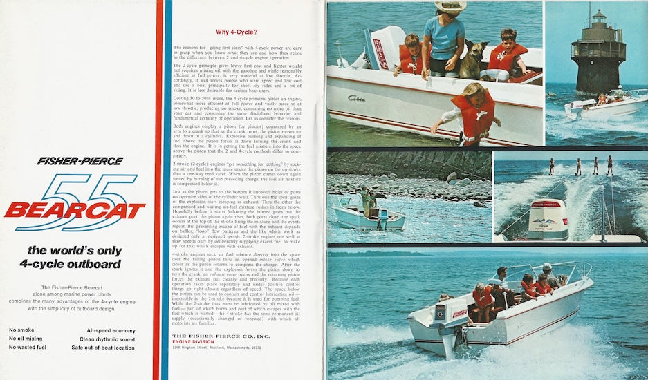 Fisher Pierce Bearcat 55 Outboard Brochure
