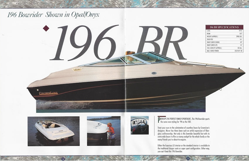Crownline 1994 Brochure