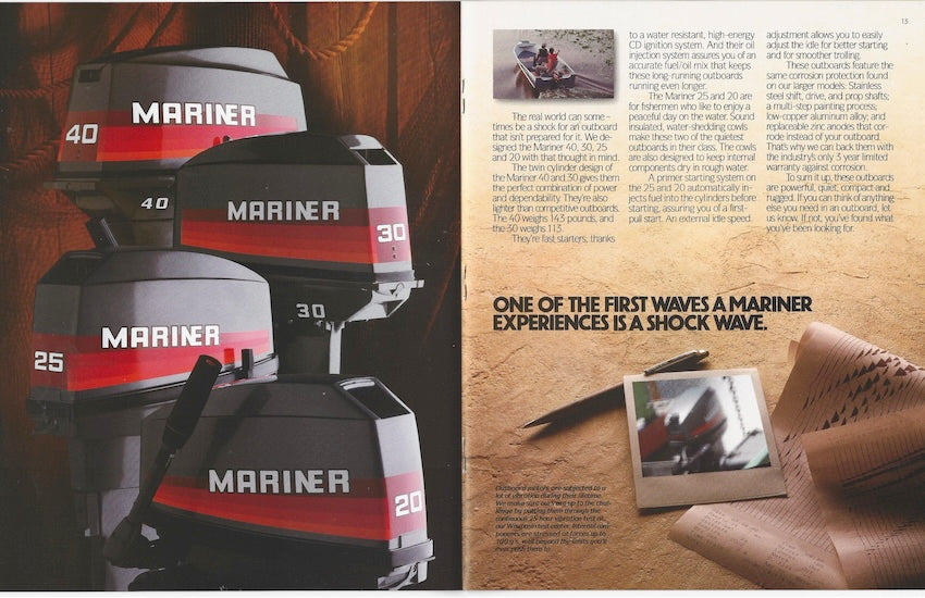 Mariner 1989 Outboard Brochure