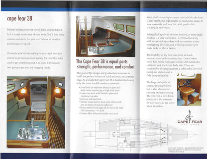 Cape Fear 38 Brochure