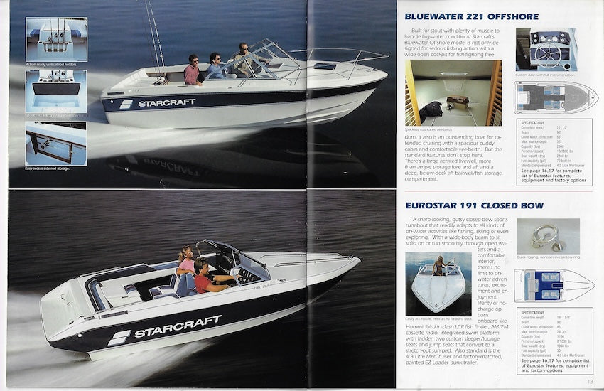Starcraft 1991 Eurostar Brochure
