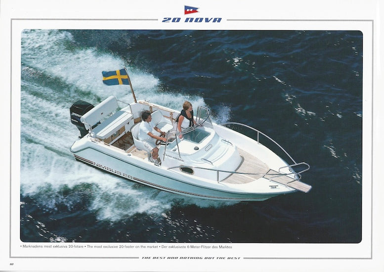 Nimbus 2002 Sport Cruisers & Nova Brochure