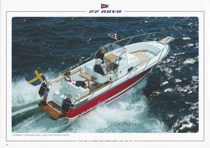 Nimbus 2002 Sport Cruisers & Nova Brochure