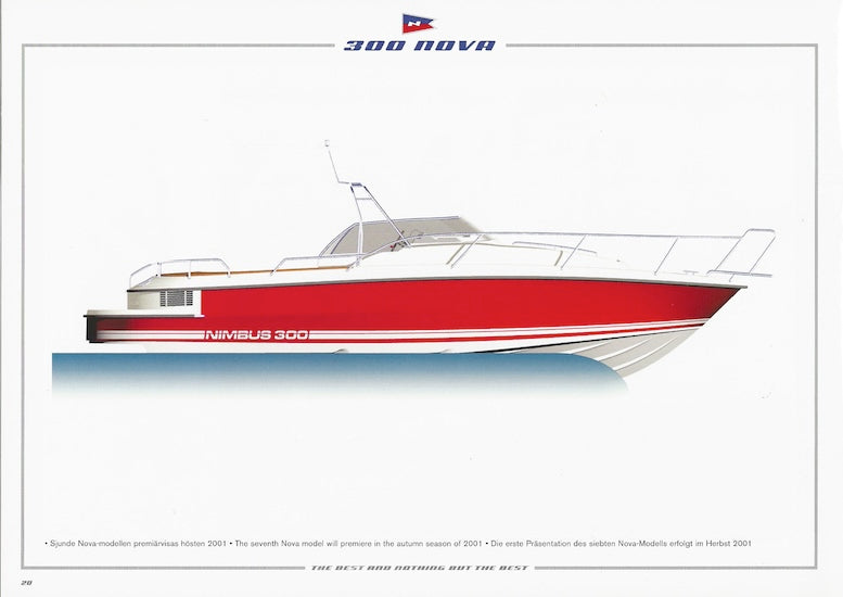 Nimbus 2002 Sport Cruisers & Nova Brochure
