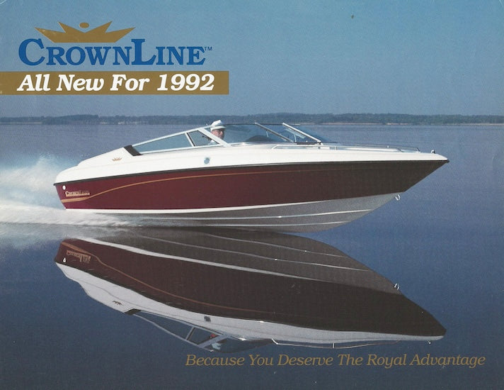 Crownline 1992 Poster Brochure