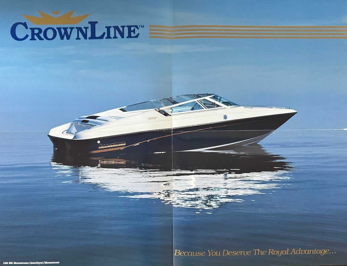 Crownline 1992 Poster Brochure – SailInfo I boatbrochure.com