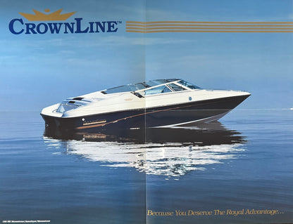 Crownline 1992 Poster Brochure