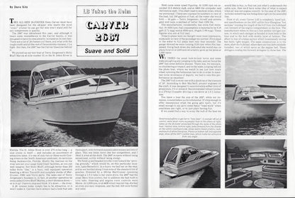 Carver 2687 Monterey Lakeland Boating Magazine Reprint Brochure