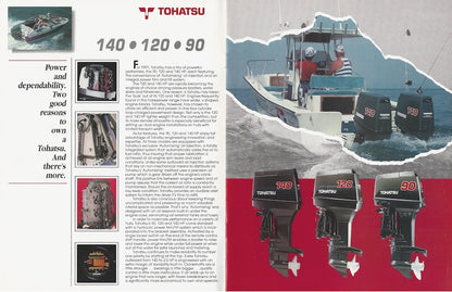 Tohatsu 1991 Outboard Brochure
