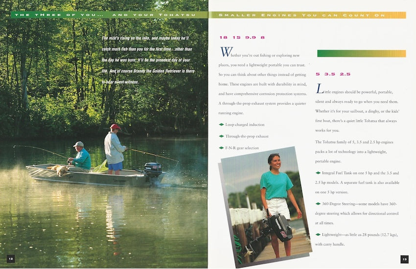 Tohatsu 1990s Outboard Brochure