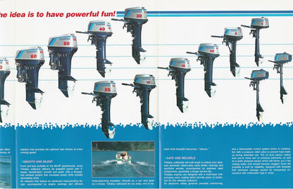 Tohatsu 1980s Outboard Brochure
