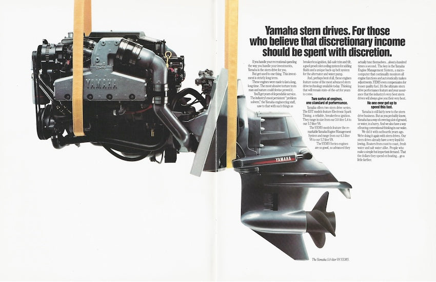 Yamaha 1991 Sterndrive Brochure